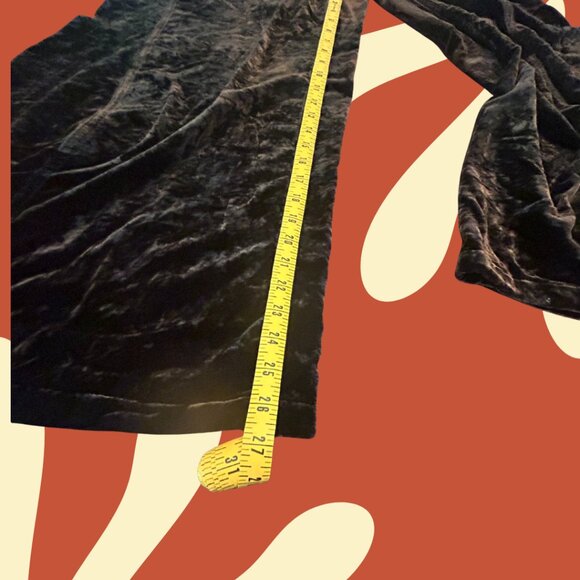 Free People Brown Velvet Wide-Leg Capris, Size 30 - Picture 3 of 9